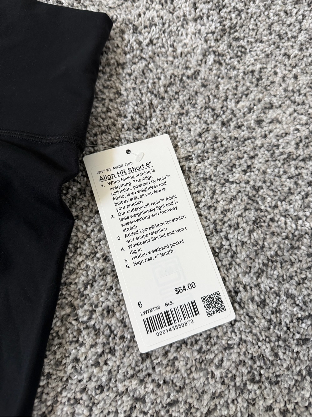 lululemon athletica Black High-Rise Biker Shorts - Picture 3 of 5